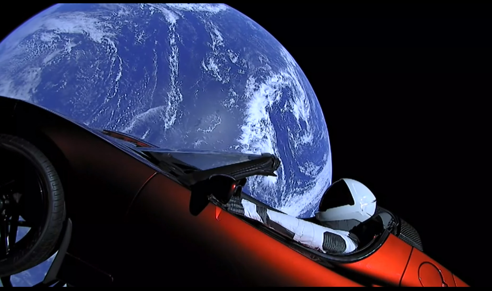 A car towards the Asteroid Belt