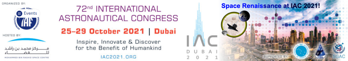 Space Renaissance International to participate to the International Astronautical 72° Congress, at Dubai
