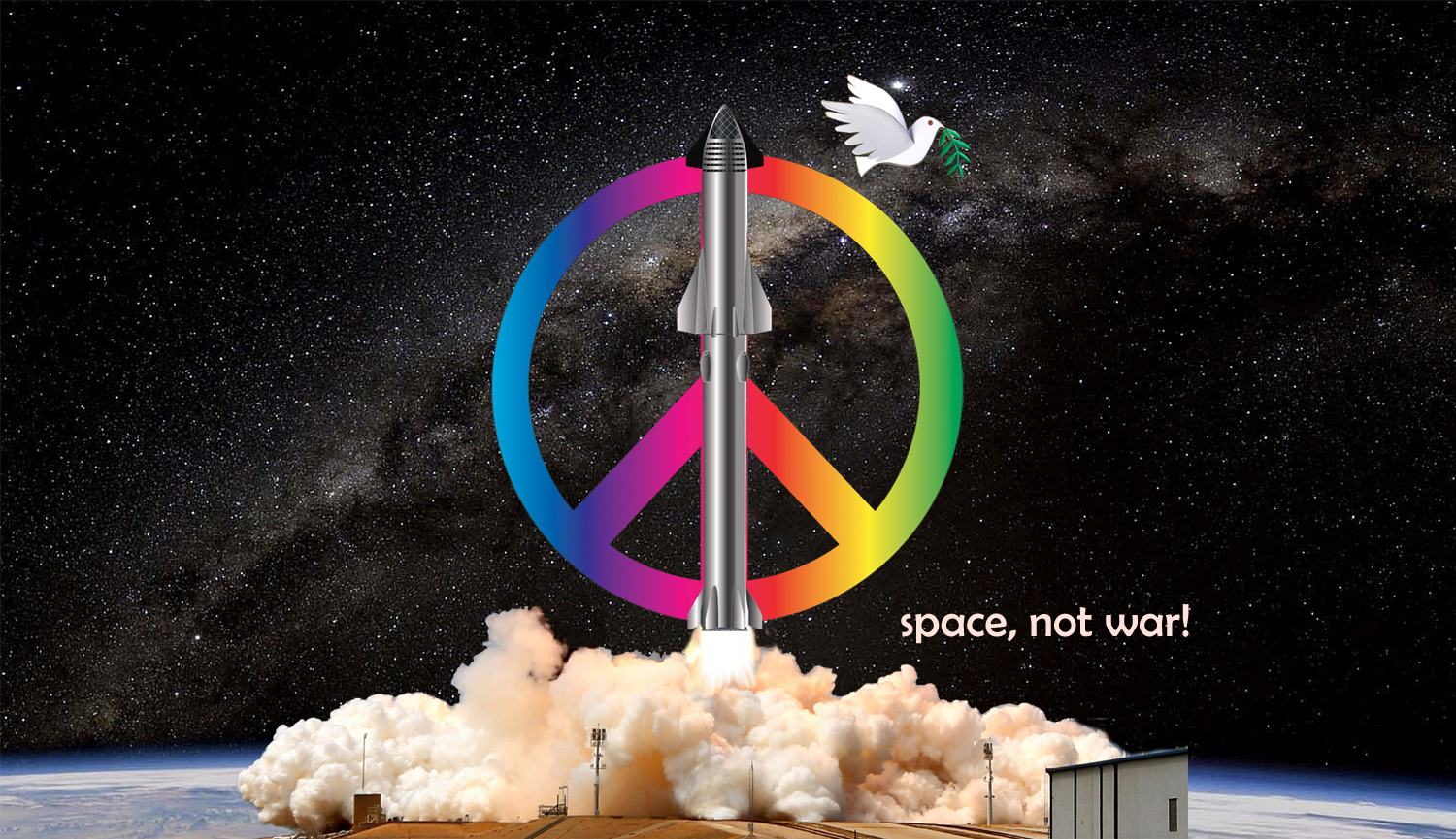Make space, not war!